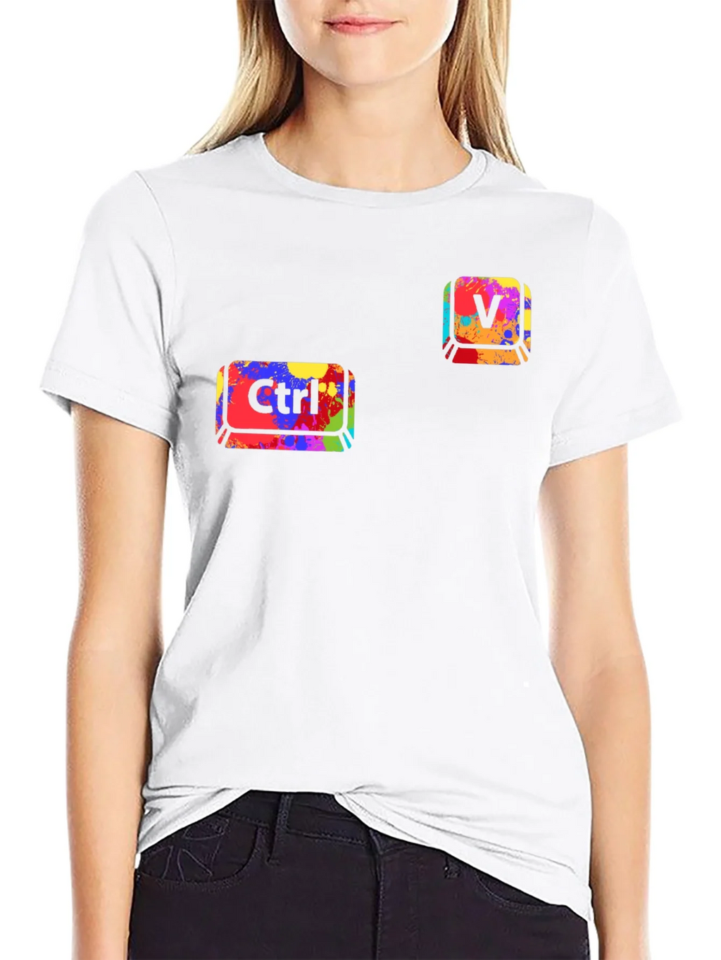 Ctrl+V T-Shirt - Copy Paste Graphic Tee product image 8