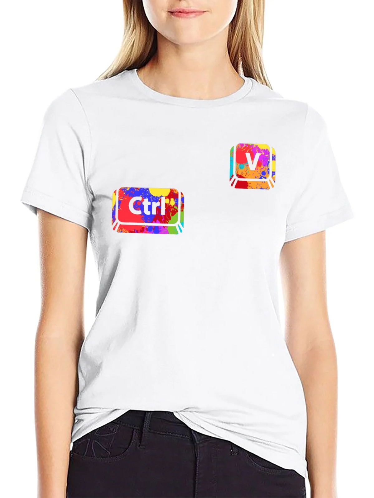 Ctrl+V T-Shirt - Copy Paste Graphic Tee product image 8