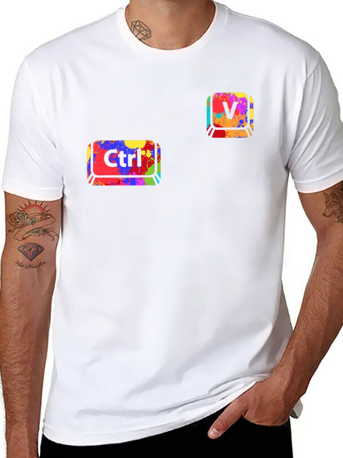 Ctrl+V T-Shirt - Copy Paste Graphic Tee product image 7
