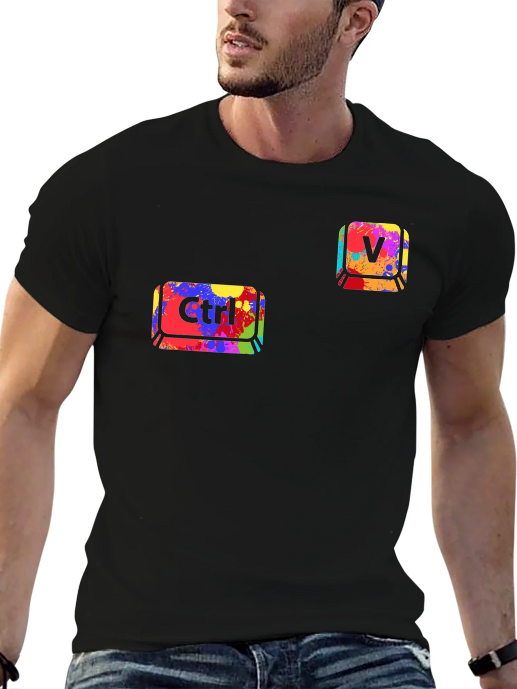 Ctrl+V T-Shirt - Copy Paste Graphic Tee product image 6