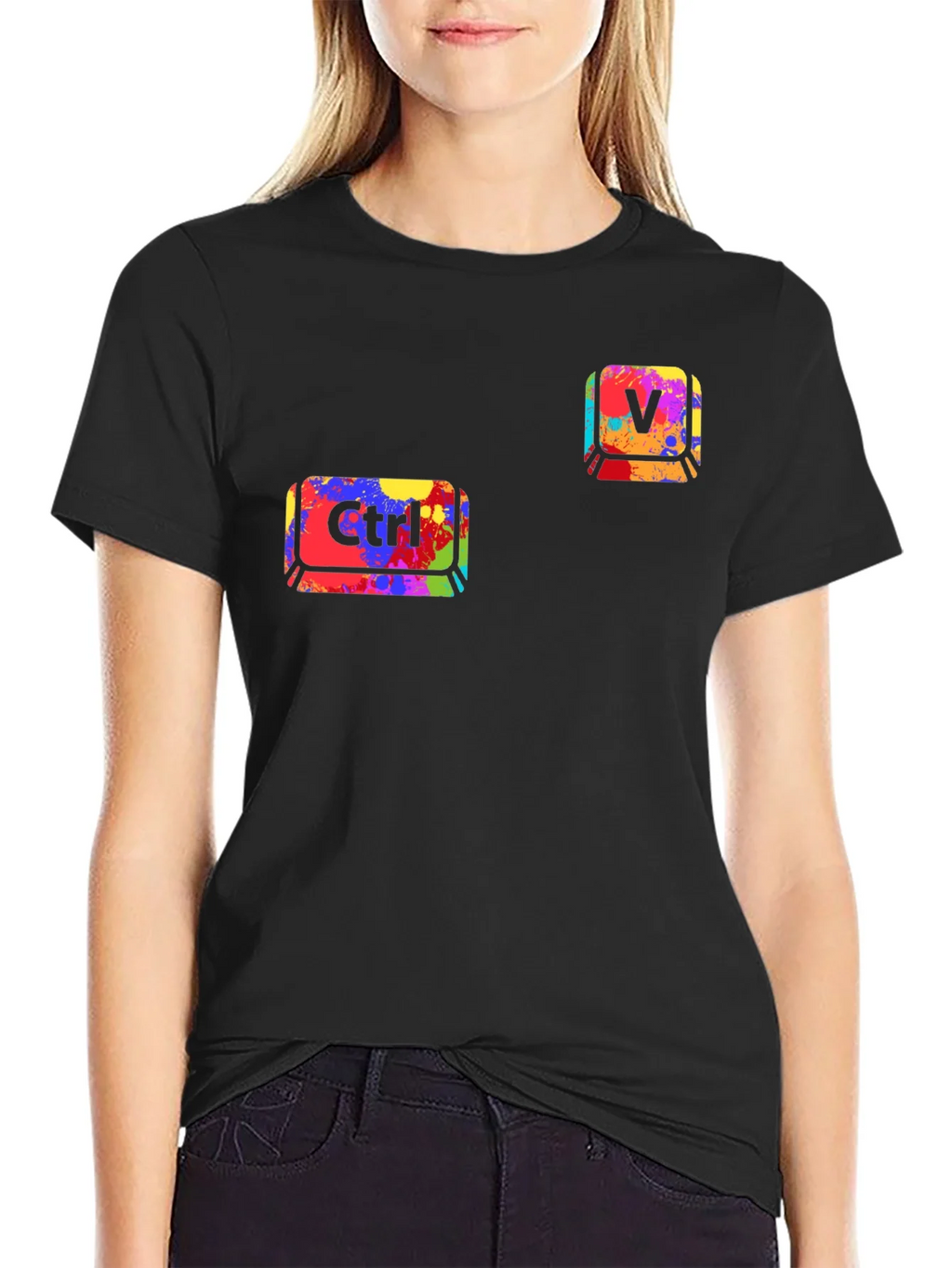 Ctrl+V T-Shirt - Copy Paste Graphic Tee product image 2