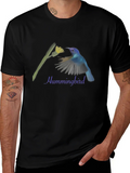 Hummingbird Graphic T-Shirt - Unique Bird Design product image 1