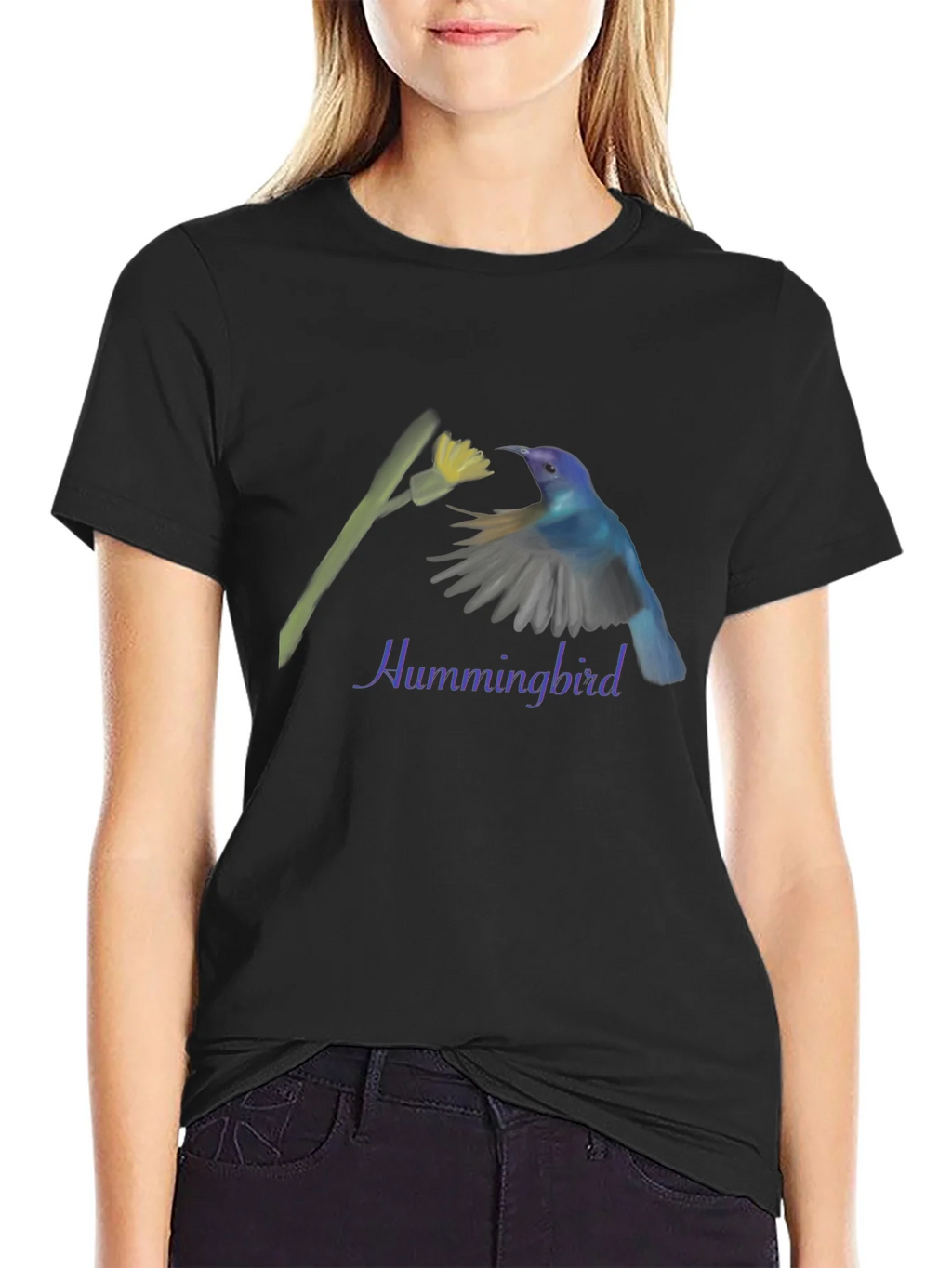Hummingbird Graphic T-Shirt - Unique Bird Design product image 2