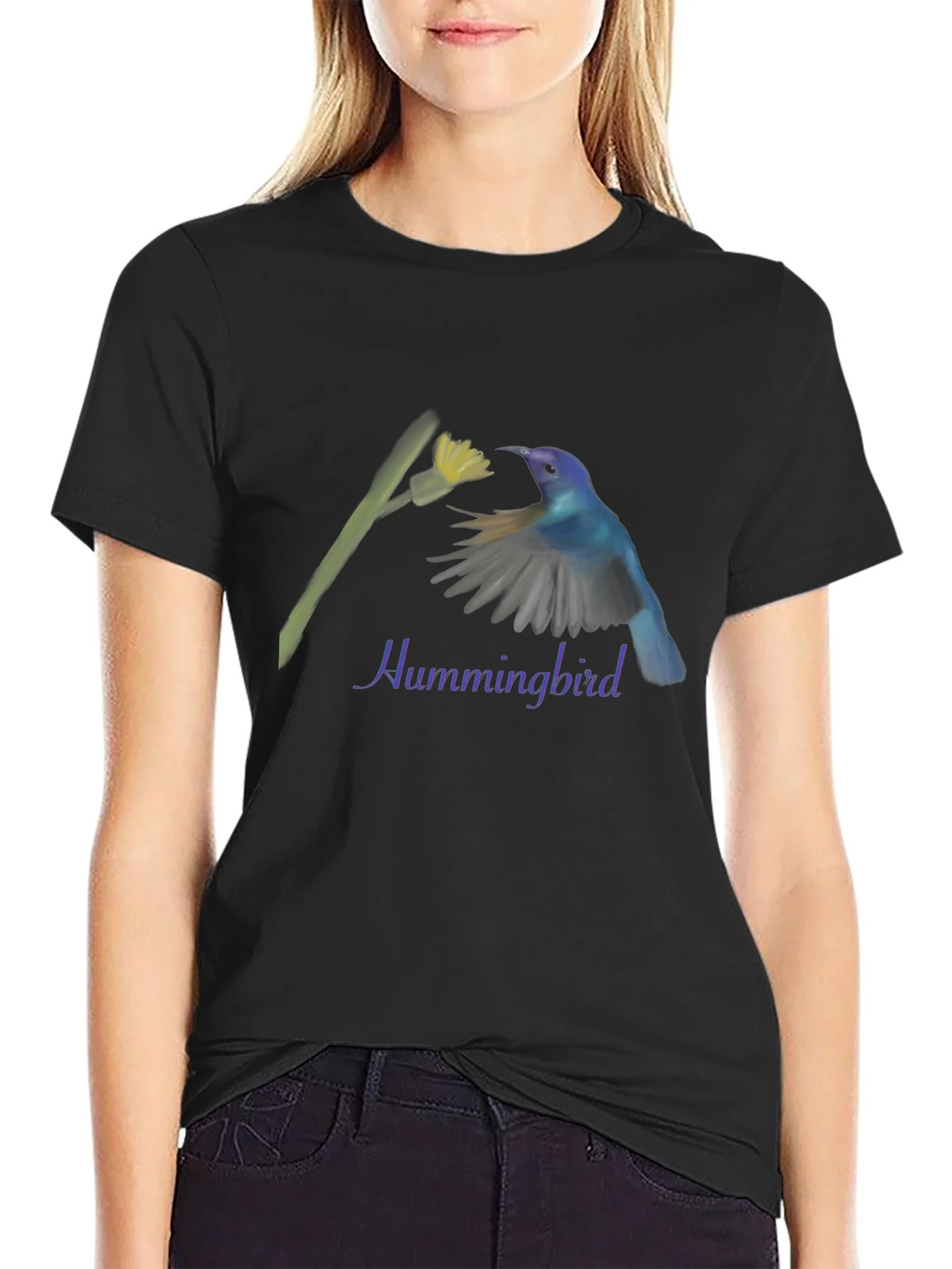 Hummingbird Graphic T-Shirt - Unique Bird Design product image 2