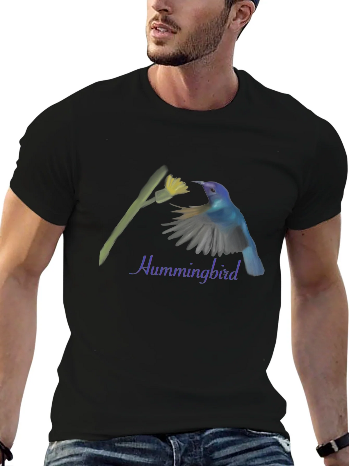 Hummingbird Graphic T-Shirt - Unique Bird Design product image 6