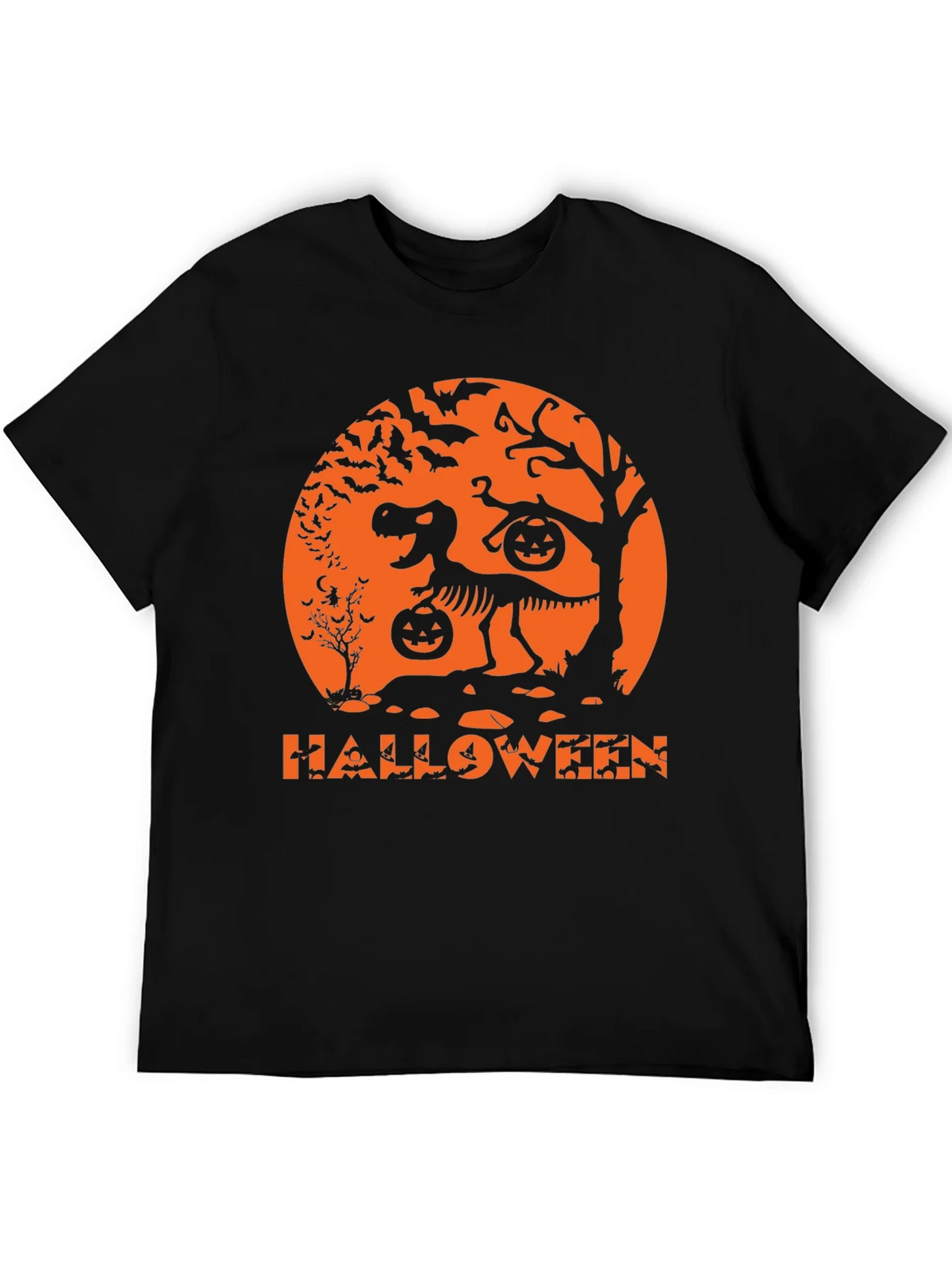 Halloween Dinosaur Skeleton T-Shirt product image 5