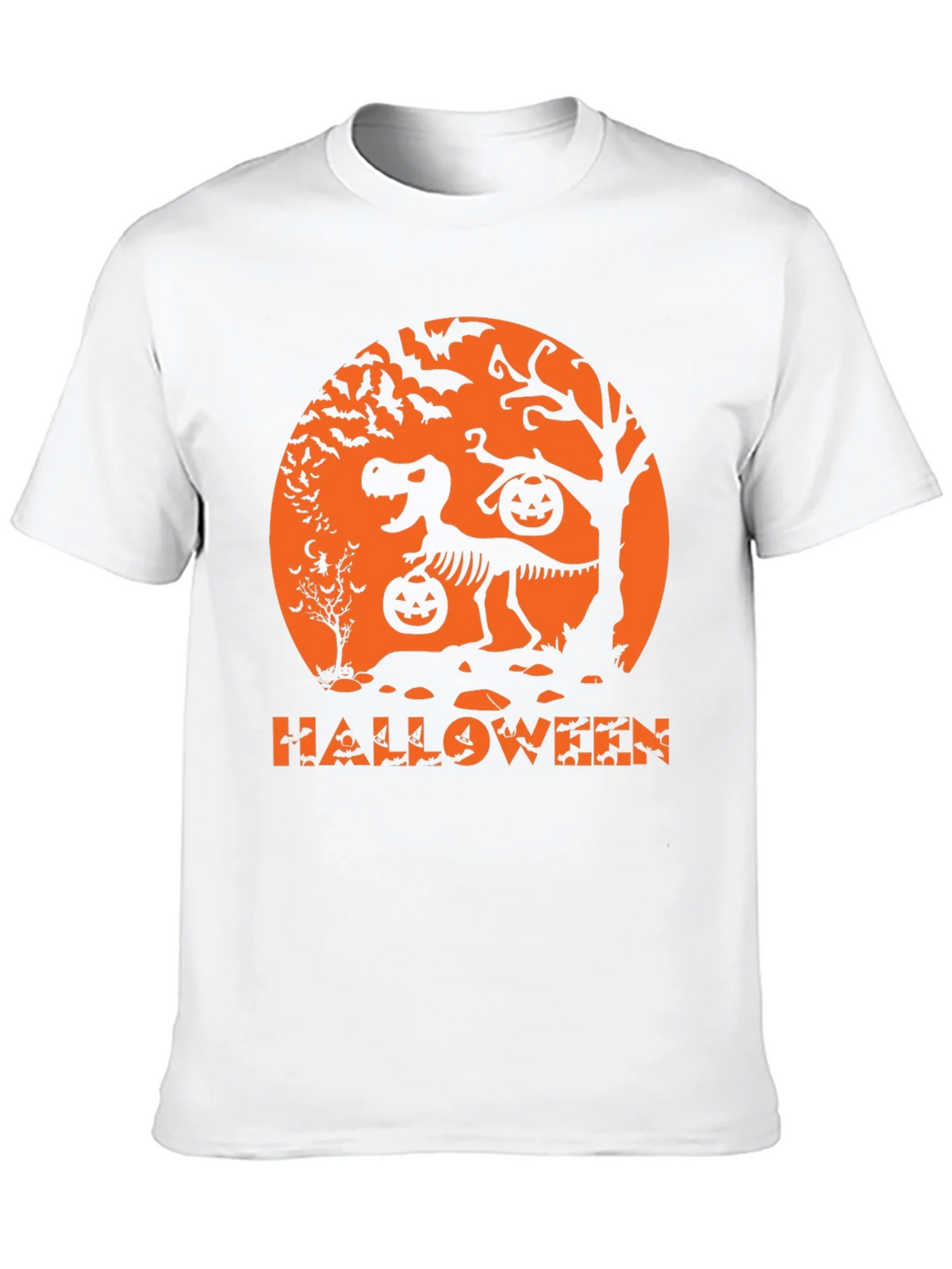 Halloween Dinosaur Skeleton T-Shirt product image 9