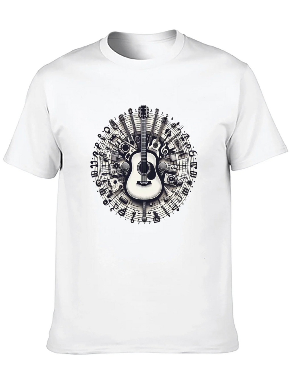 Musical Instruments Circle Graphic Tee product image 9