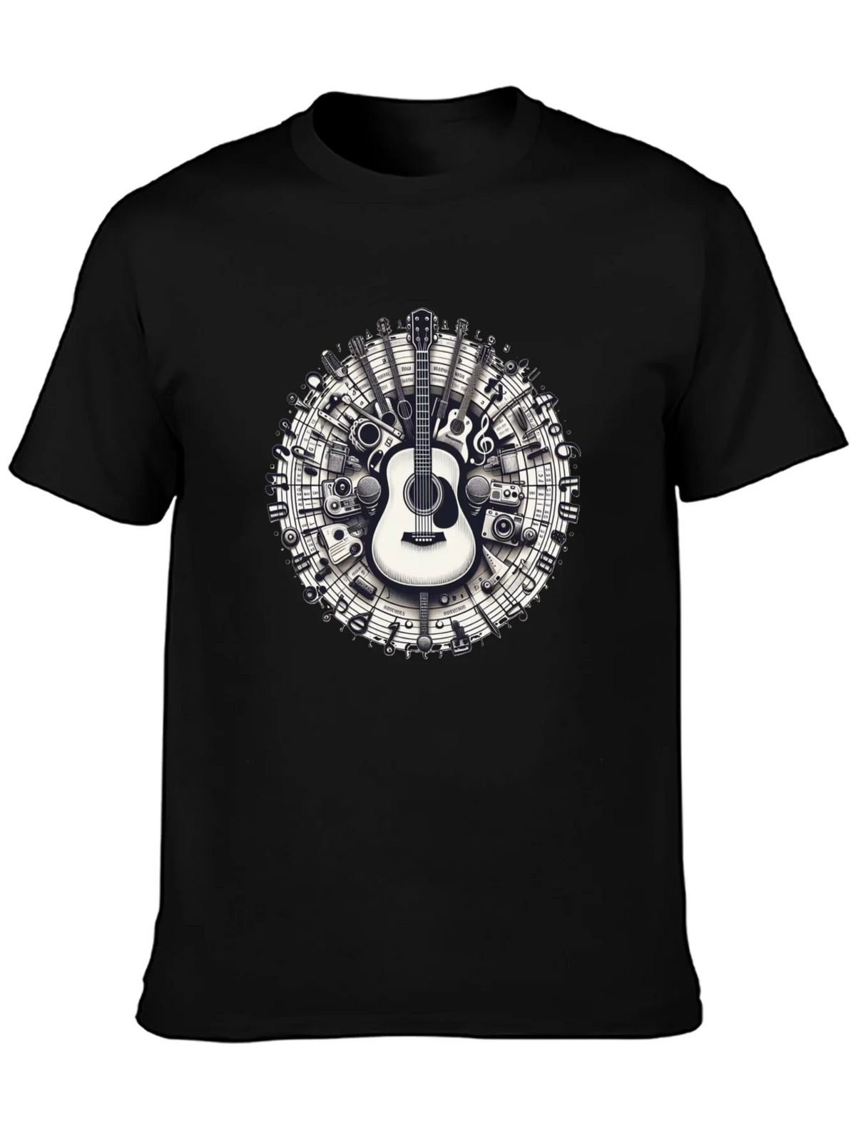 Musical Instruments Circle Graphic Tee product image 3