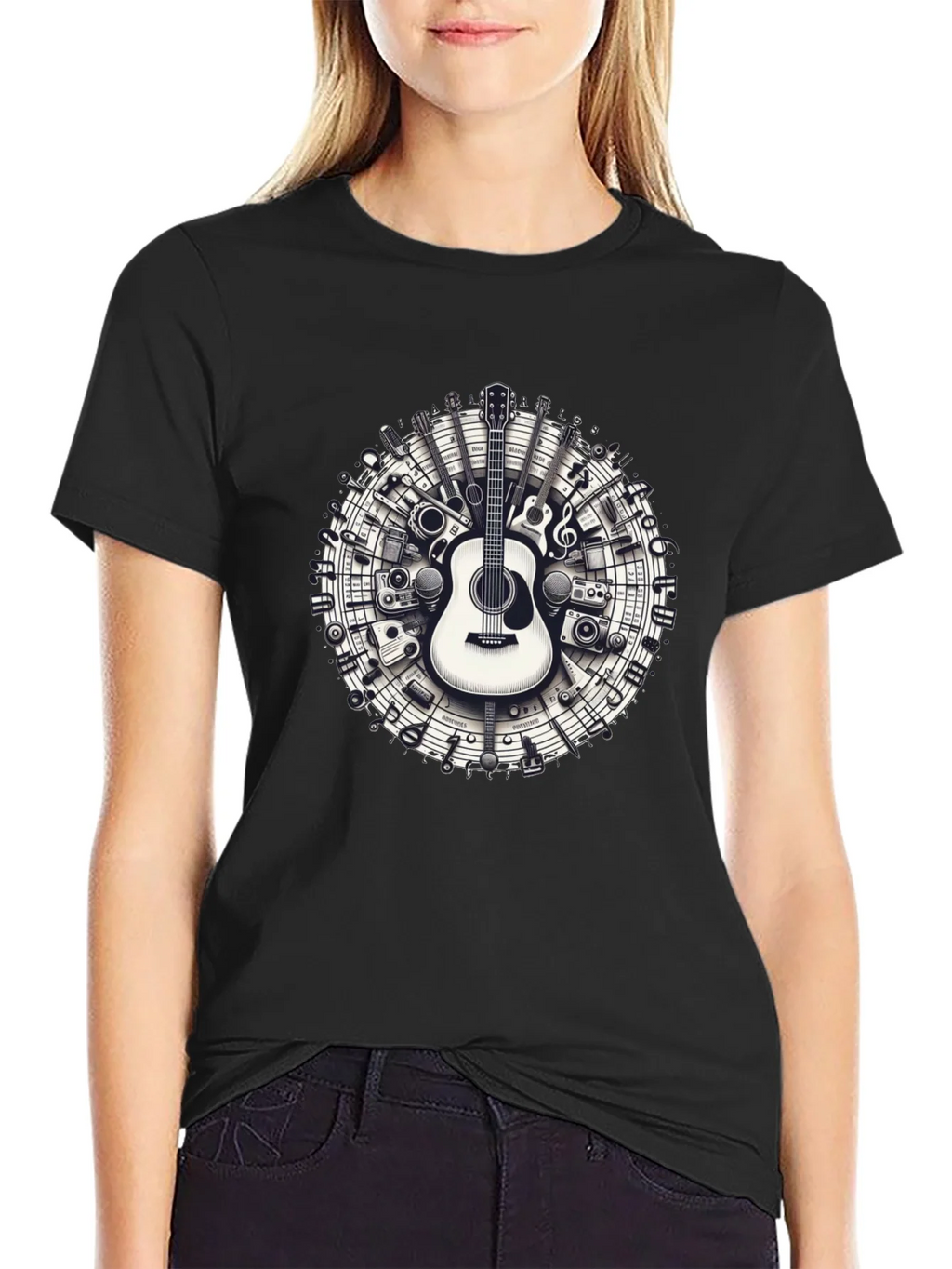 Musical Instruments Circle Graphic Tee product image 2