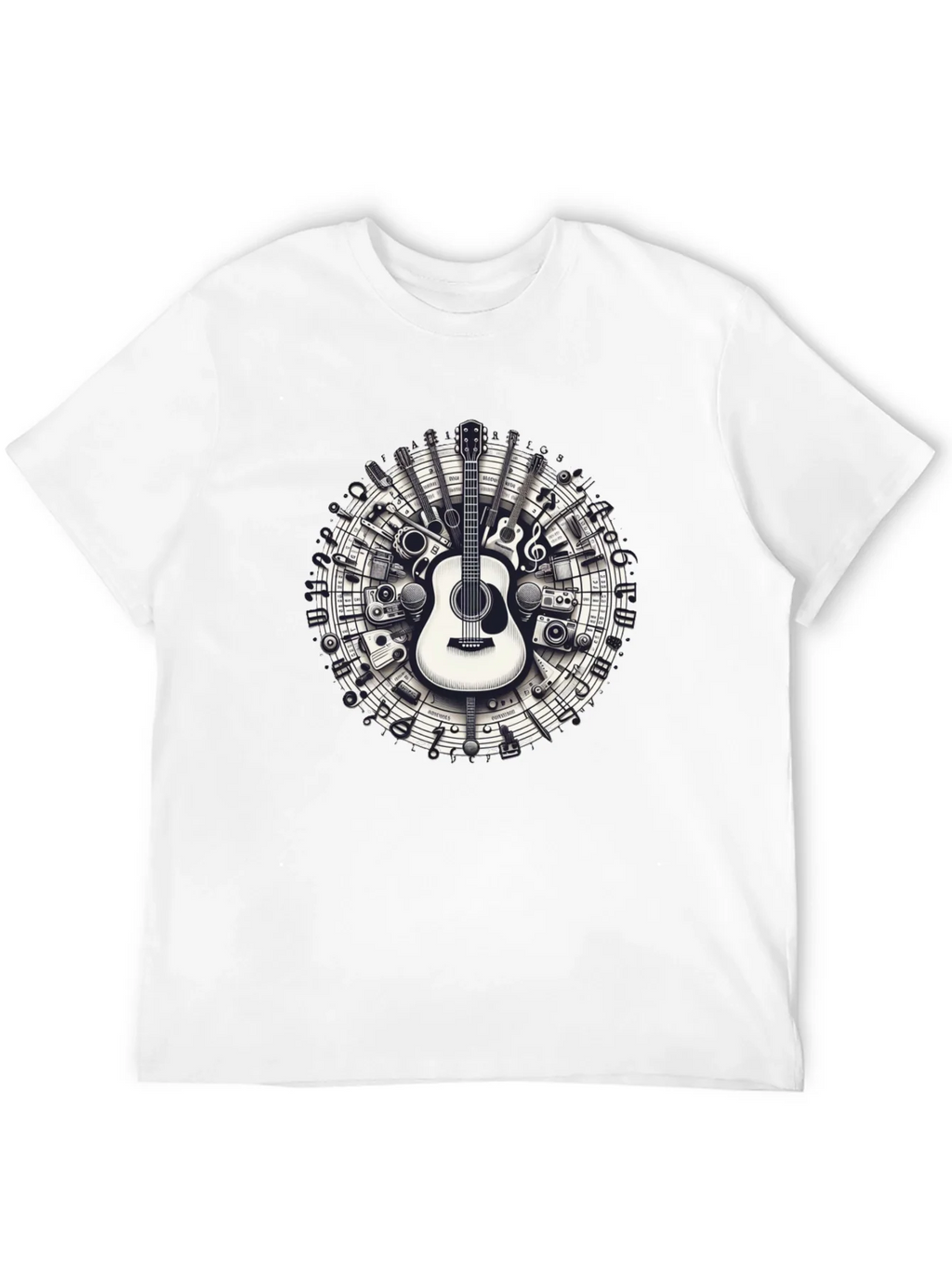 Musical Instruments Circle Graphic Tee product image 11