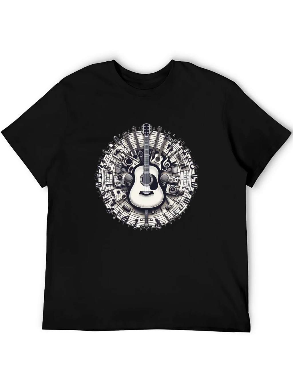 Musical Instruments Circle Graphic Tee product image 5