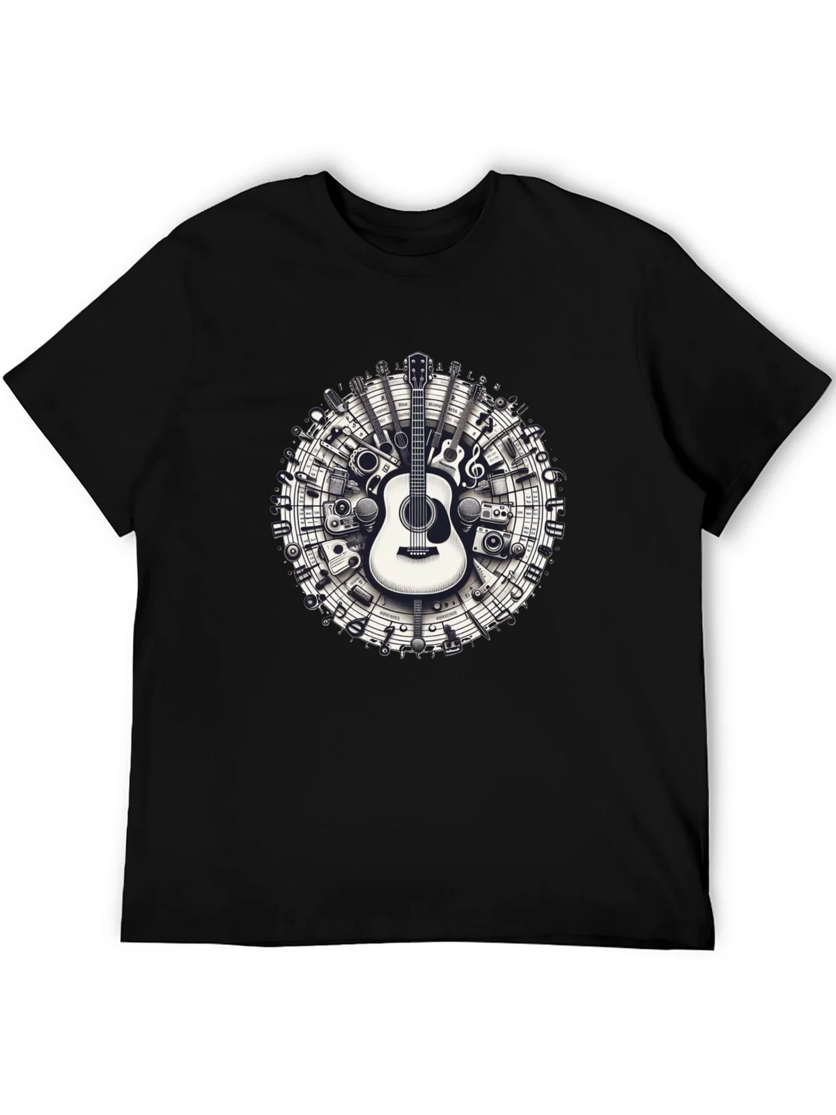 Musical Instruments Circle Graphic Tee product image 5