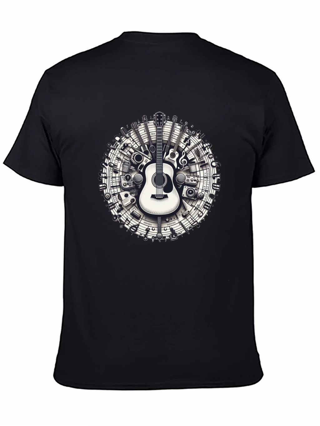 Musical Instruments Circle Graphic Tee product image 4
