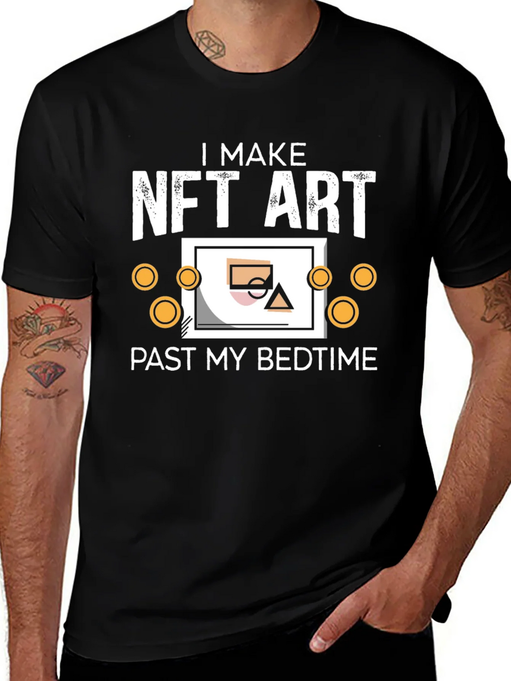 I Make NFT Art Past My Bedtime T-Shirt product image 1