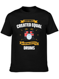 Everyone Is Created Equal Drums T-Shirt product image 1