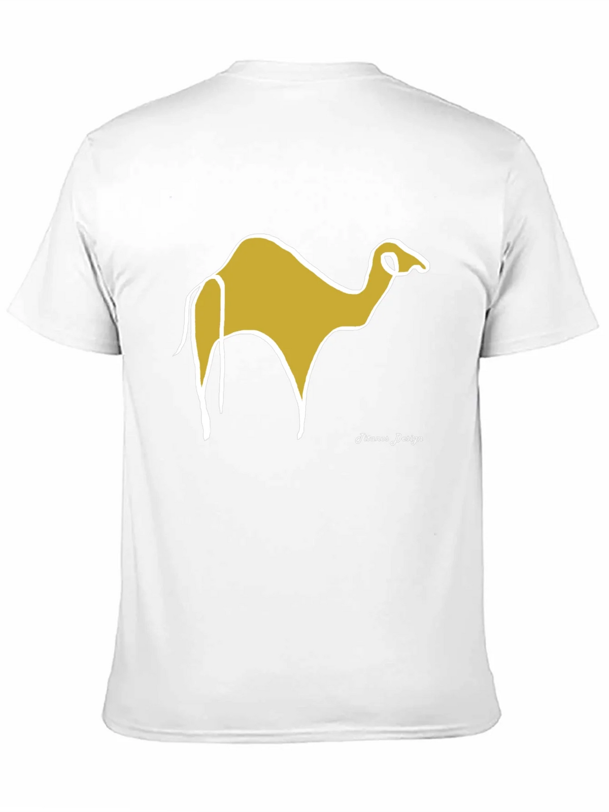 Camel Graphic Tee - Black Cotton Casual product image 8