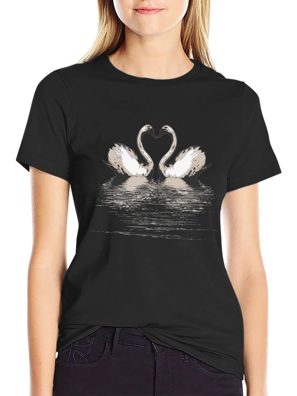 Swan Lake Black T-Shirt product image 2