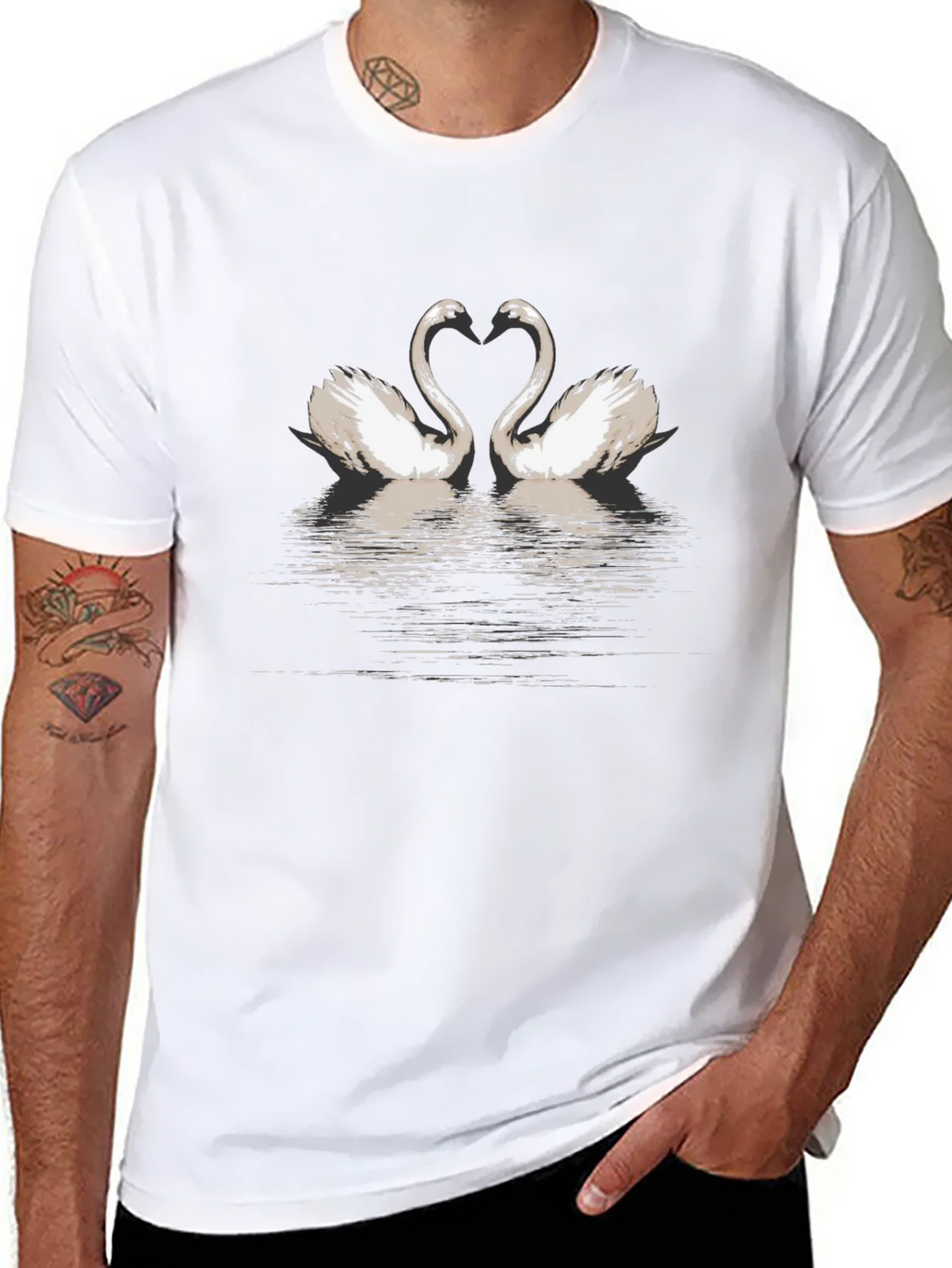 Swan Lake Black T-Shirt product image 7