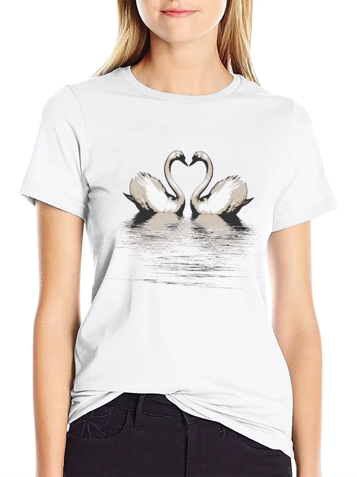 Swan Lake Black T-Shirt product image 8