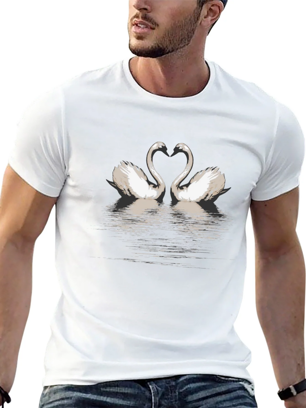 Swan Lake Black T-Shirt product image 12