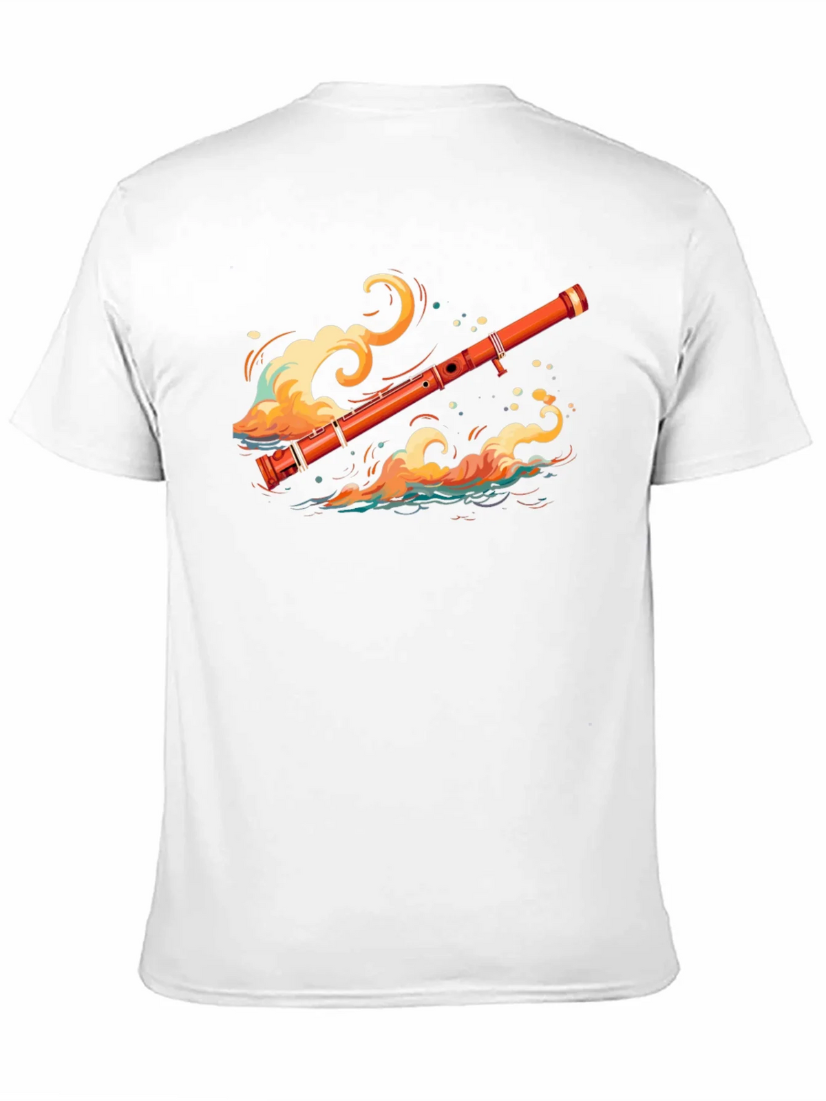 Musical Flute Wave Graphic Tee - Unique Design product image 7