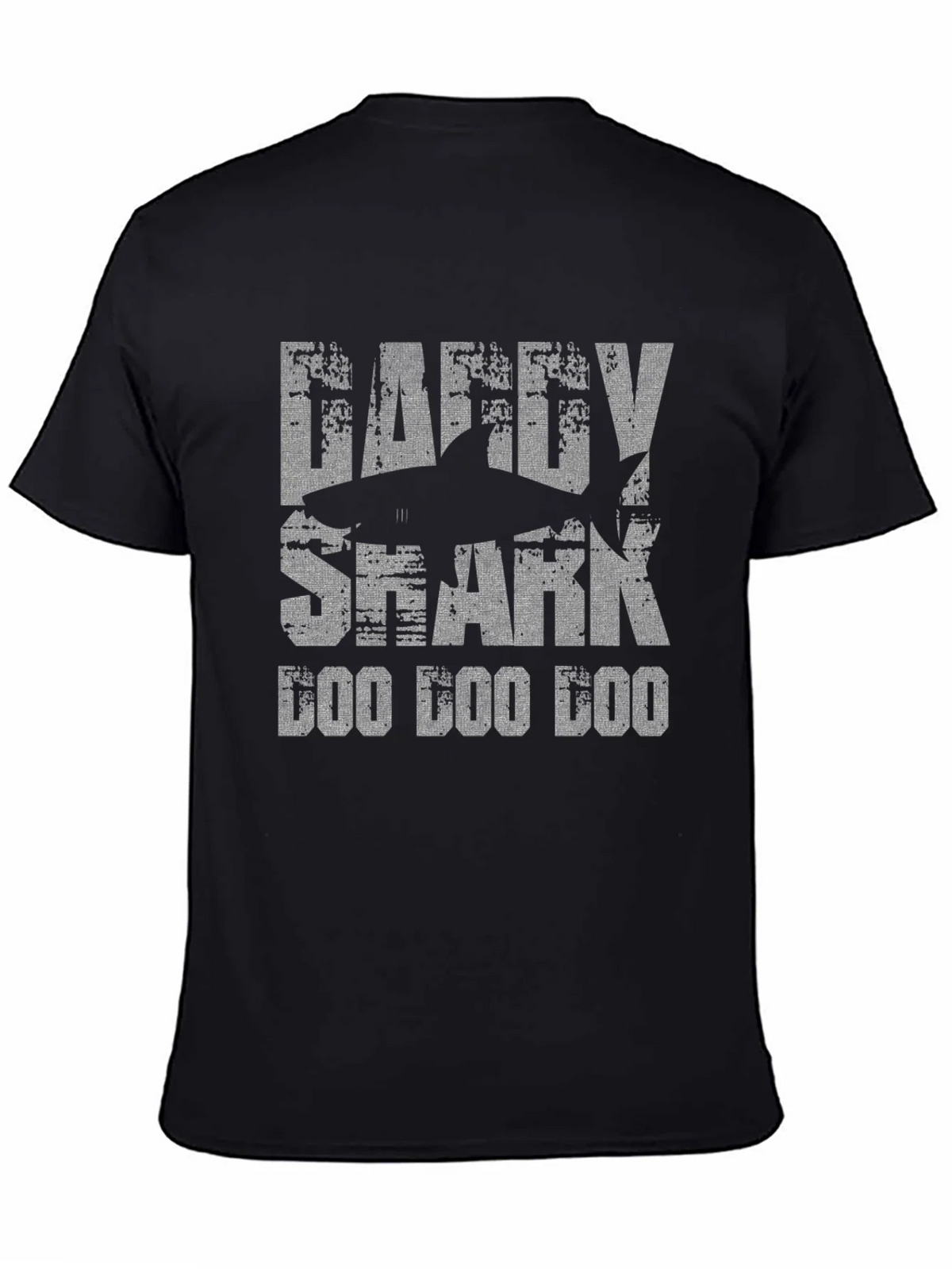 Daddy Shark Doo T-Shirt Funny Dad Gift product image 4