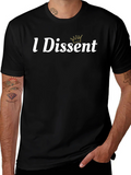 I Dissent Crown Graphic Tee - Stylish Protest Shirt product image 1