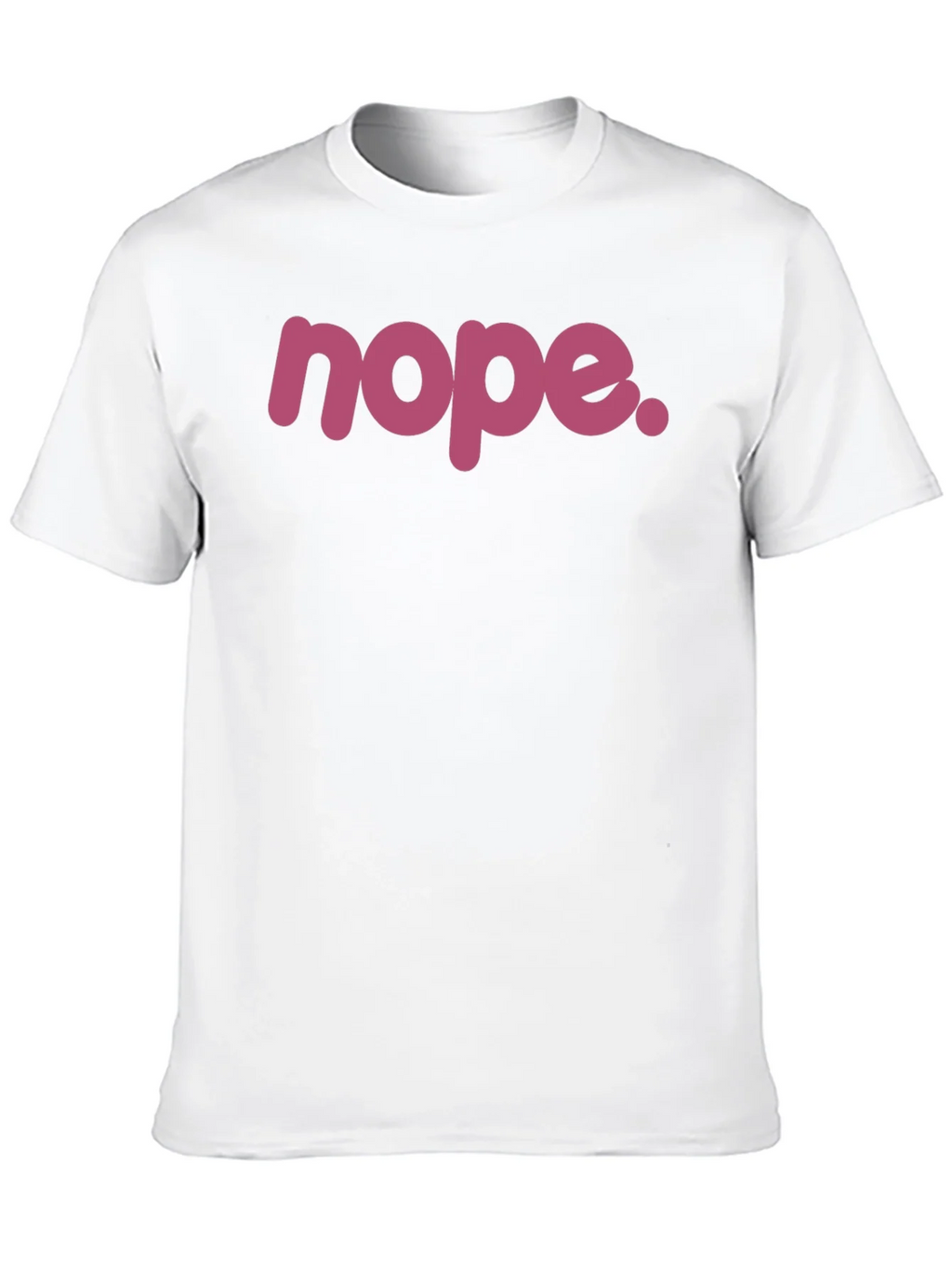 Nope. Graphic Tee - Black Crew Neck T-Shirt product image 6