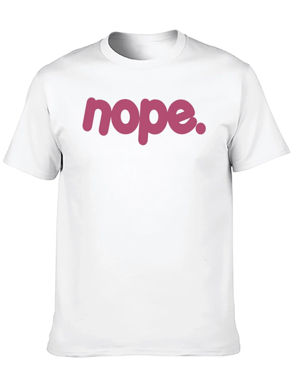 Nope. Graphic Tee - Black Crew Neck T-Shirt product image 6