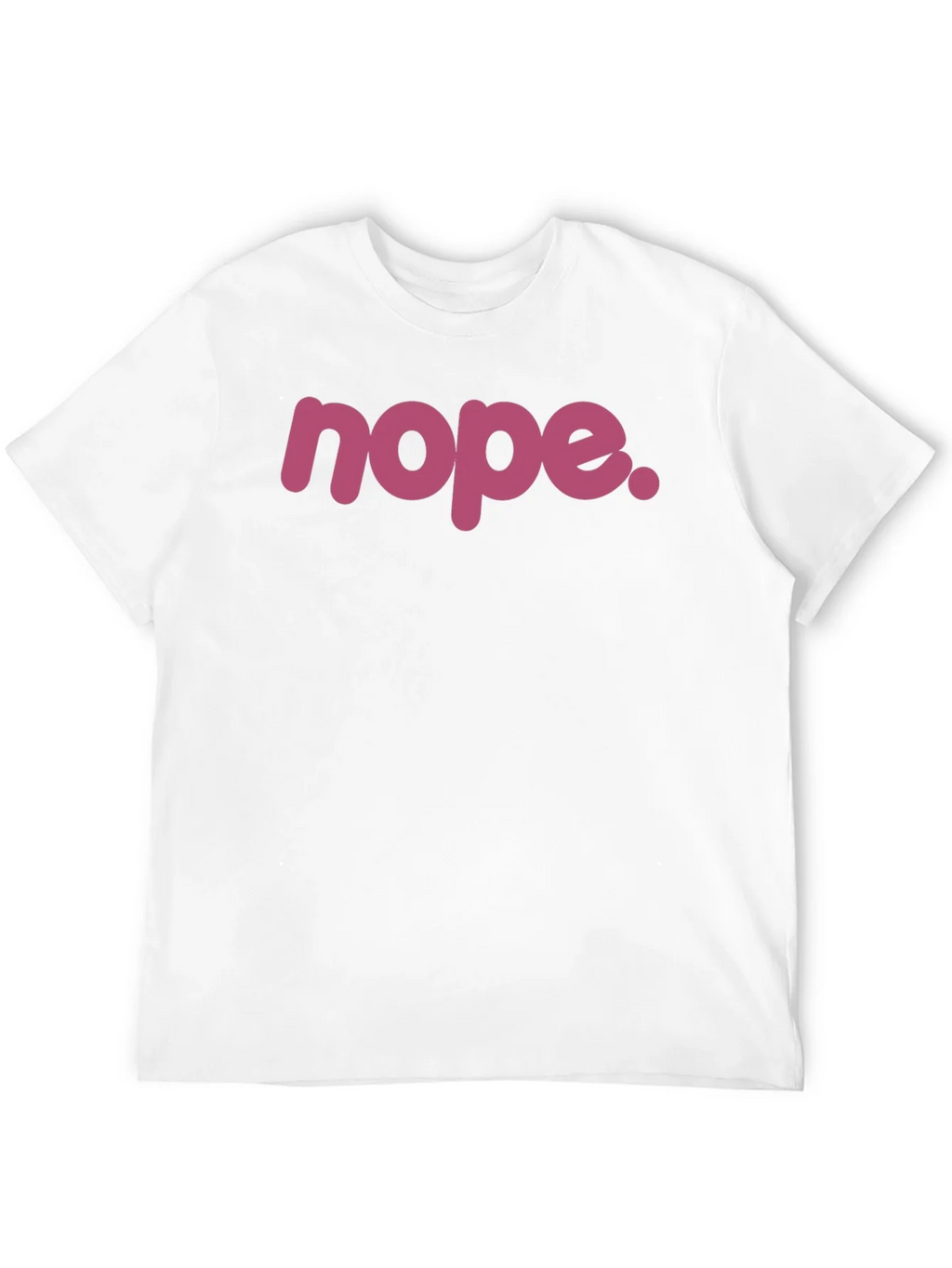 Nope. Graphic Tee - Black Crew Neck T-Shirt product image 8
