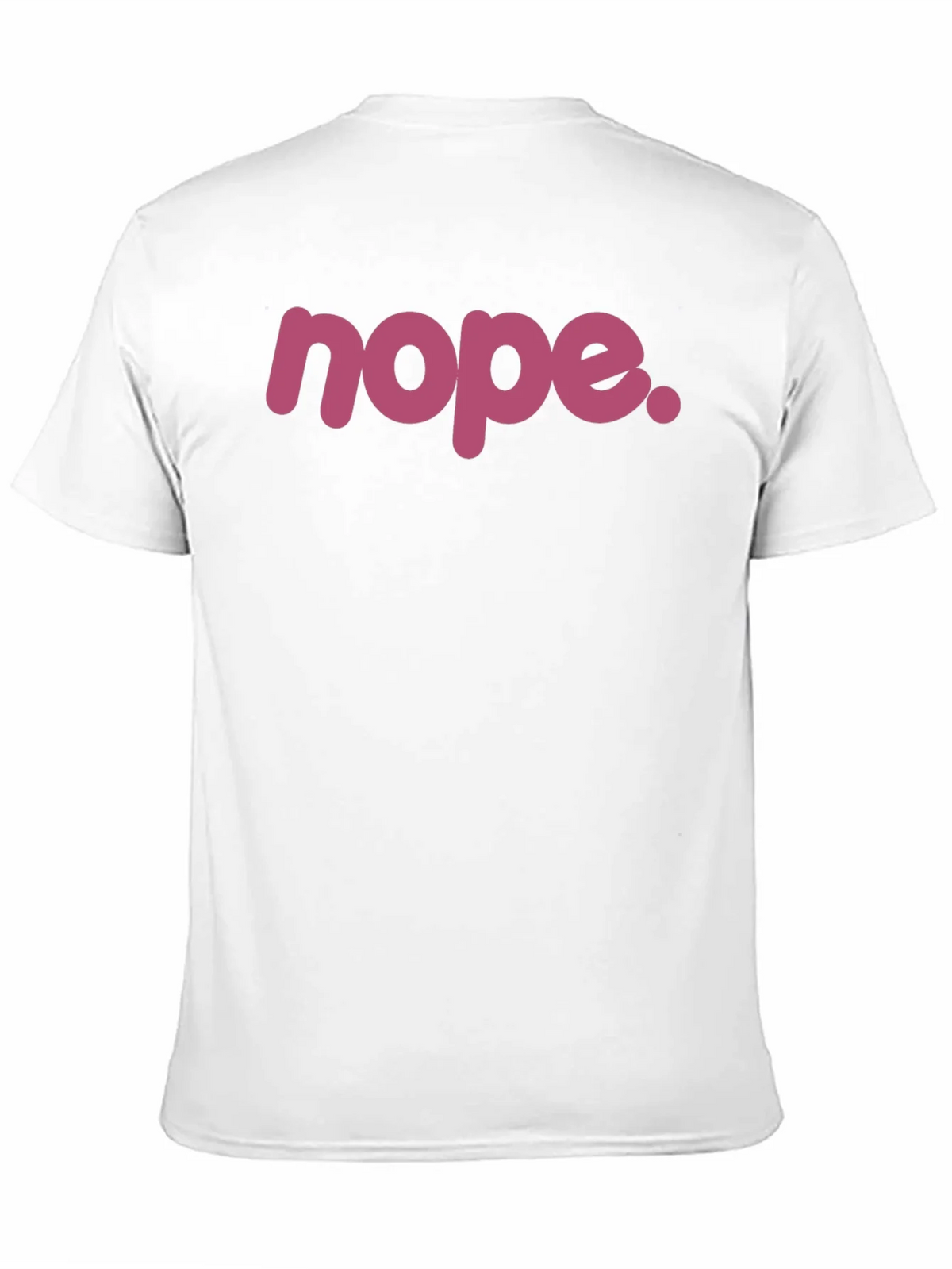 Nope. Graphic Tee - Black Crew Neck T-Shirt product image 7