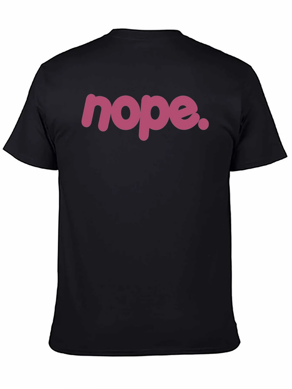 Nope. Graphic Tee - Black Crew Neck T-Shirt product image 3