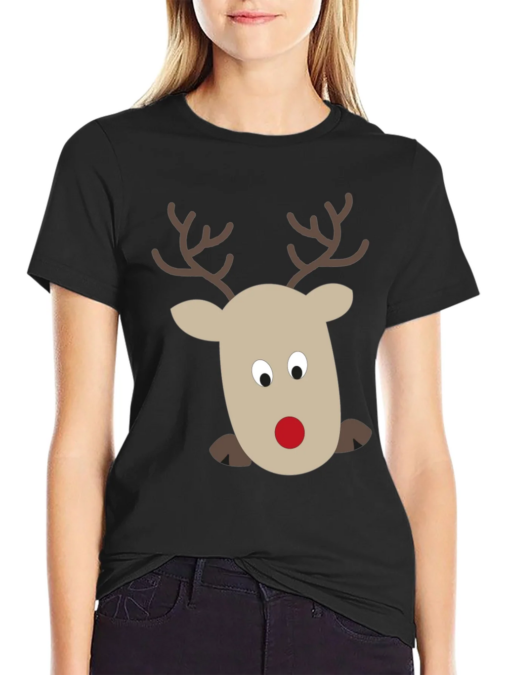 Rudolph Reindeer Graphic Tee - Holiday Fun! product image 2