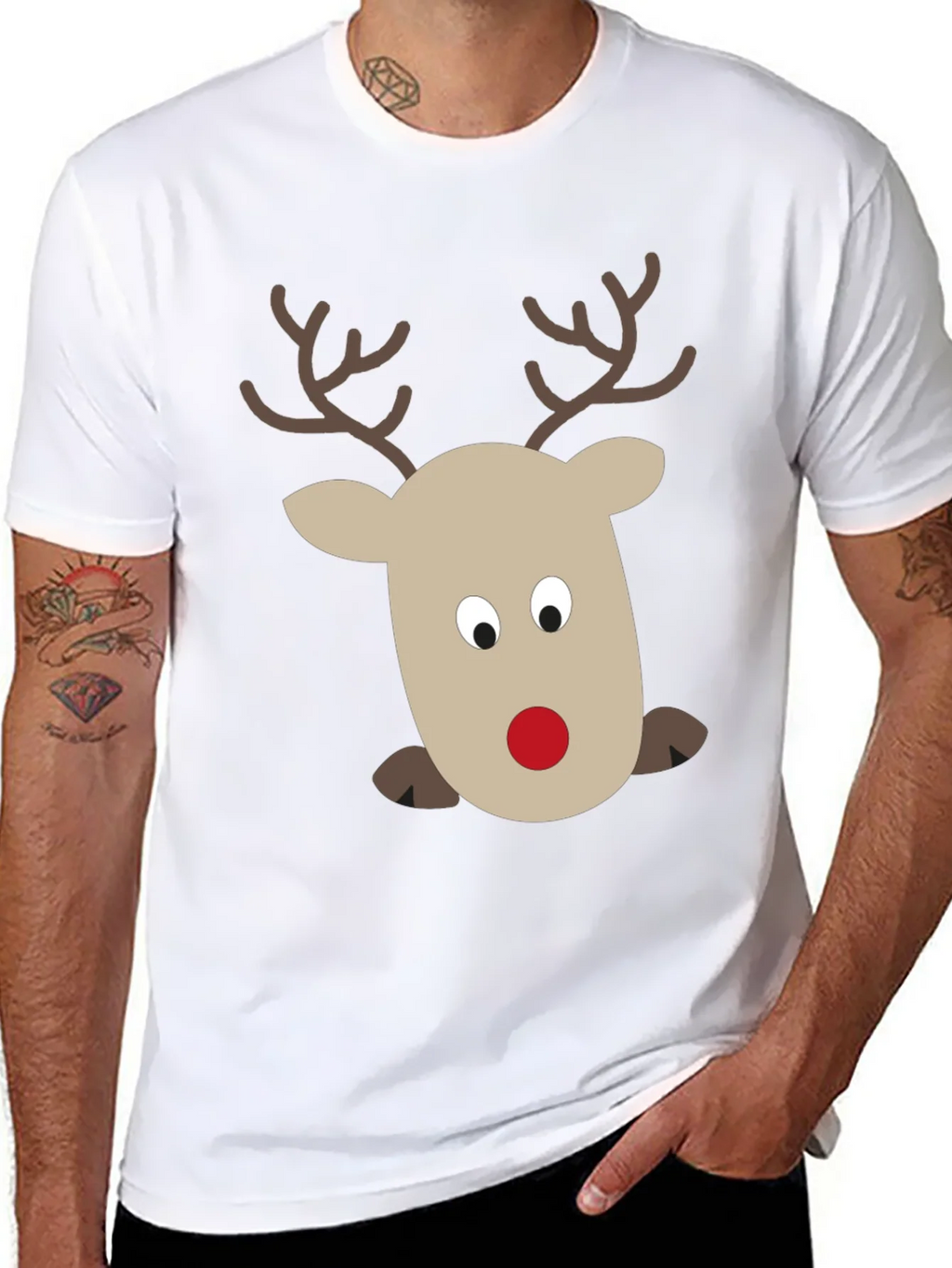 Rudolph Reindeer Graphic Tee - Holiday Fun! product image 7