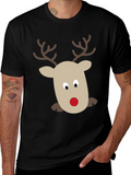 Rudolph Reindeer Graphic Tee - Holiday Fun! product image 1