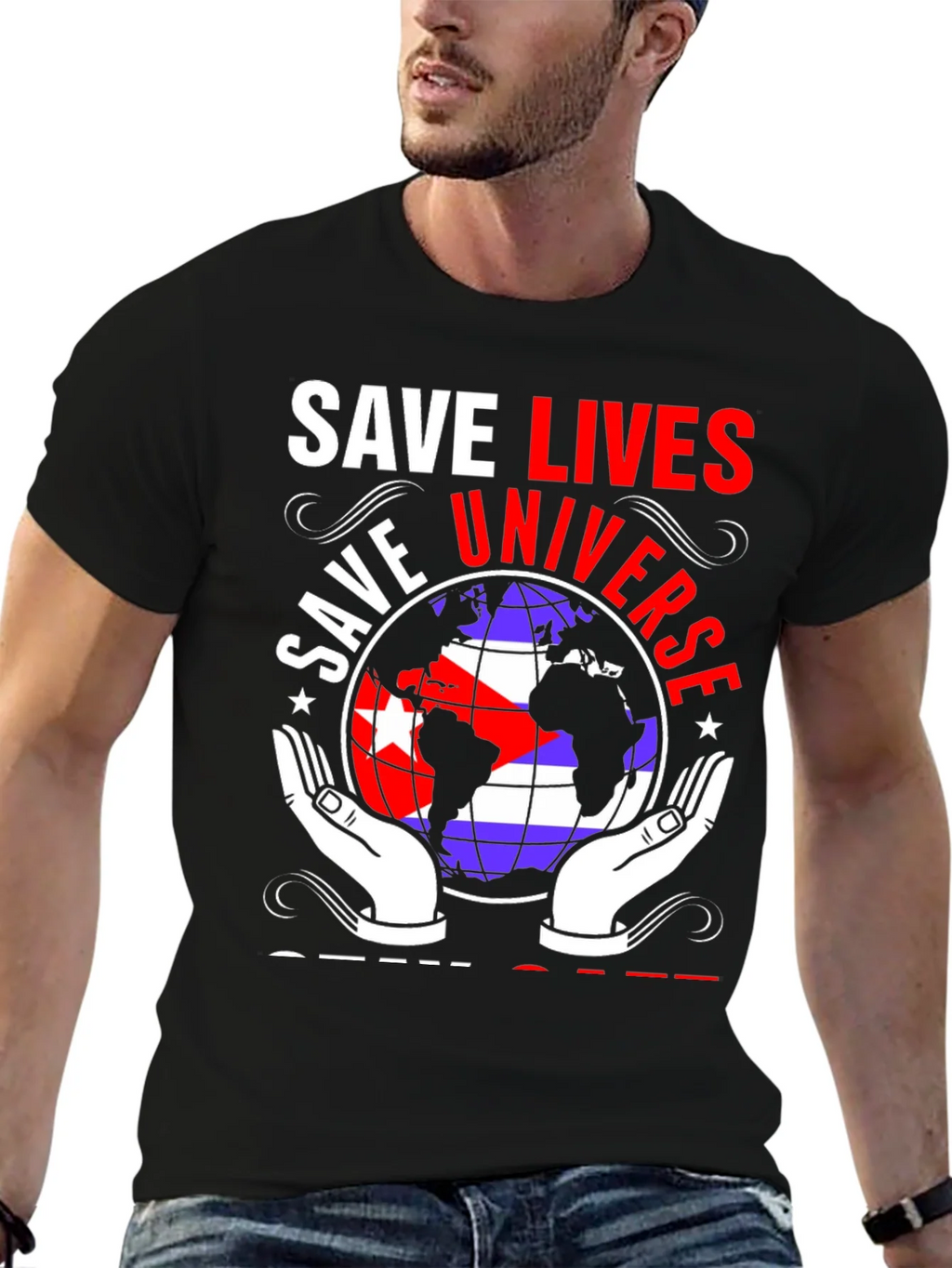 Save Lives Universe Graphic Tee product image 6