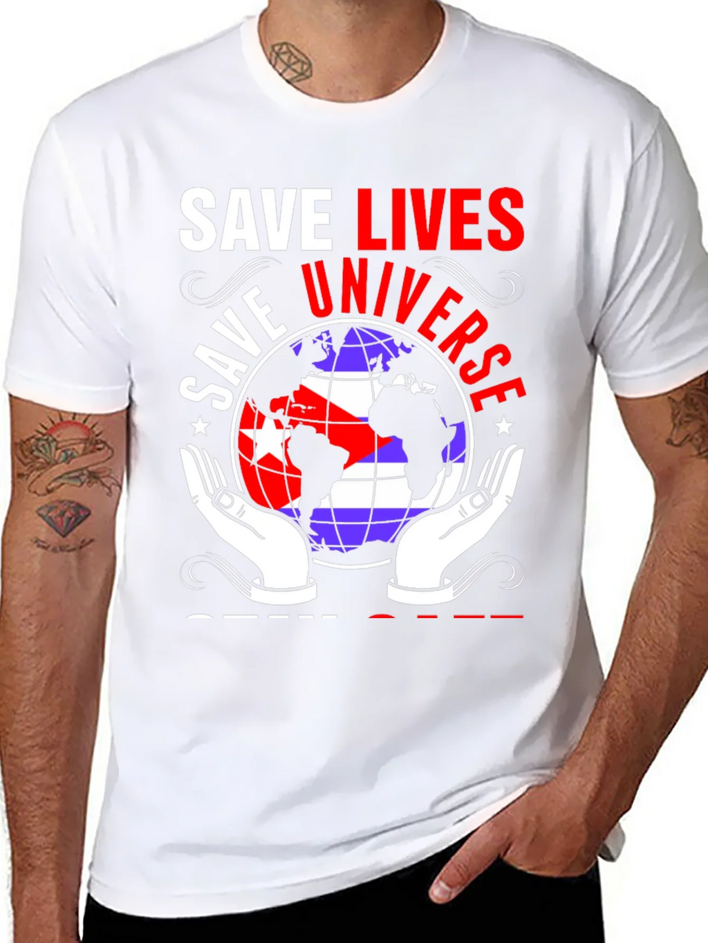Save Lives Universe Graphic Tee product image 7