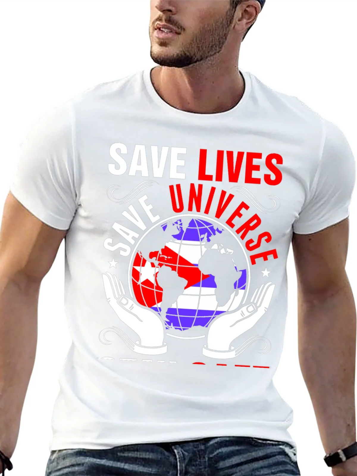 Save Lives Universe Graphic Tee product image 12