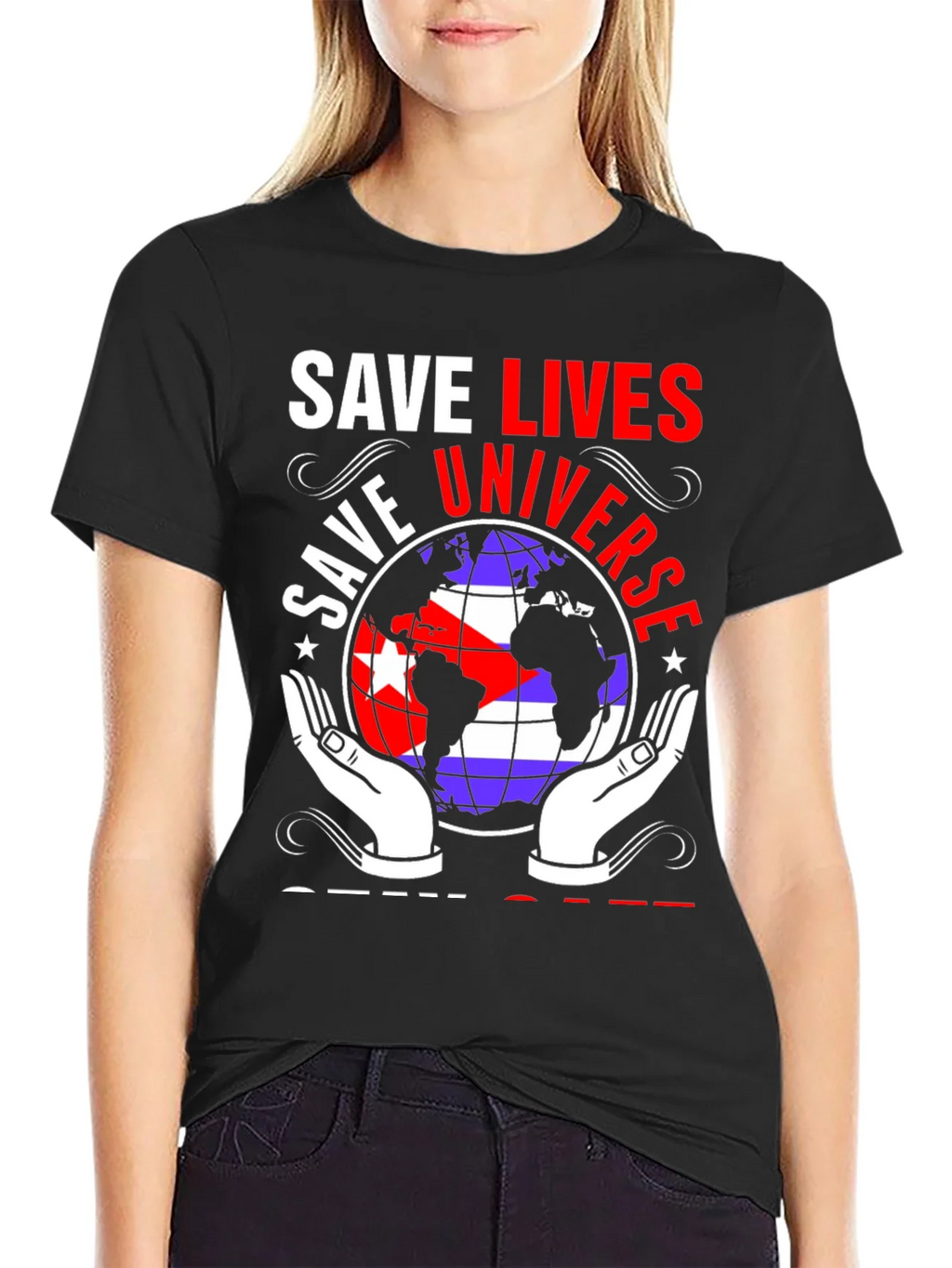 Save Lives Universe Graphic Tee product image 2