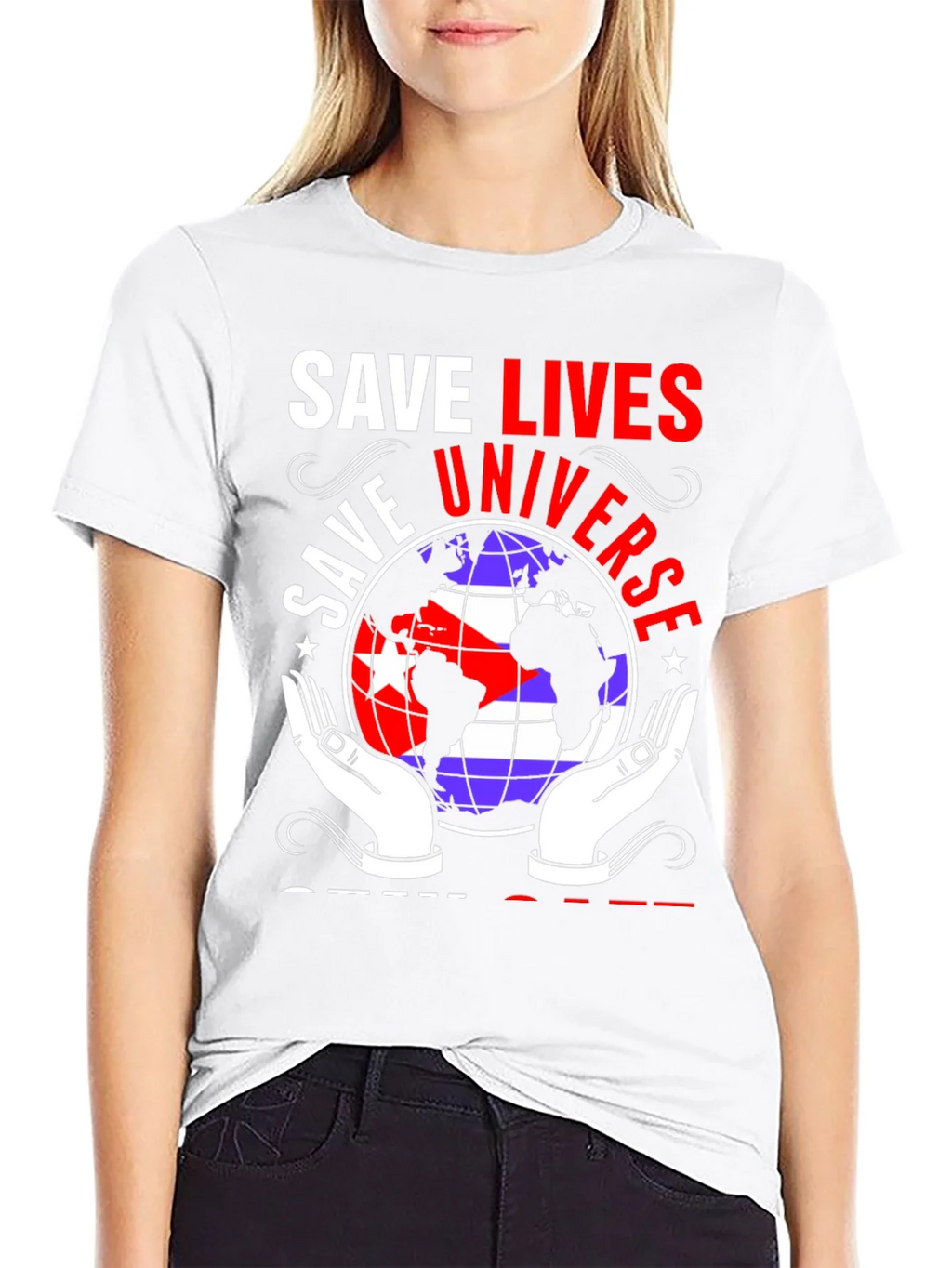 Save Lives Universe Graphic Tee product image 8