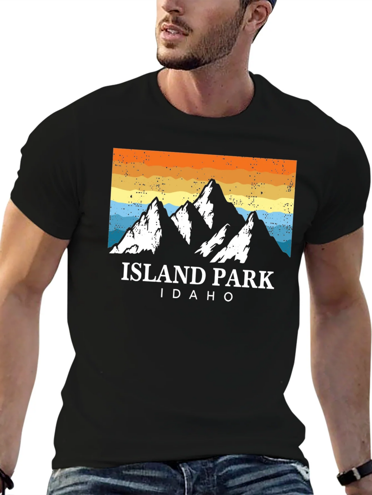 Island Park Idaho Graphic Tee - Mountainscape Design product image 2