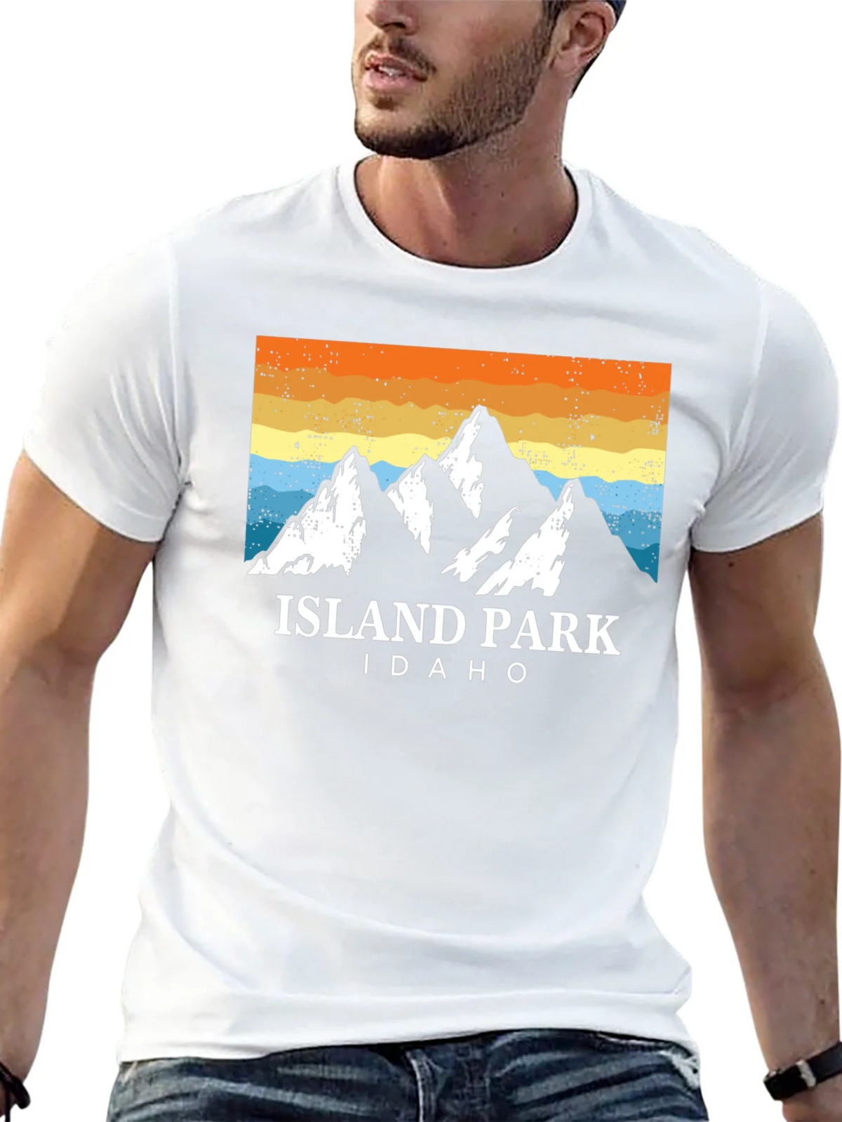 Island Park Idaho Graphic Tee - Mountainscape Design product image 7