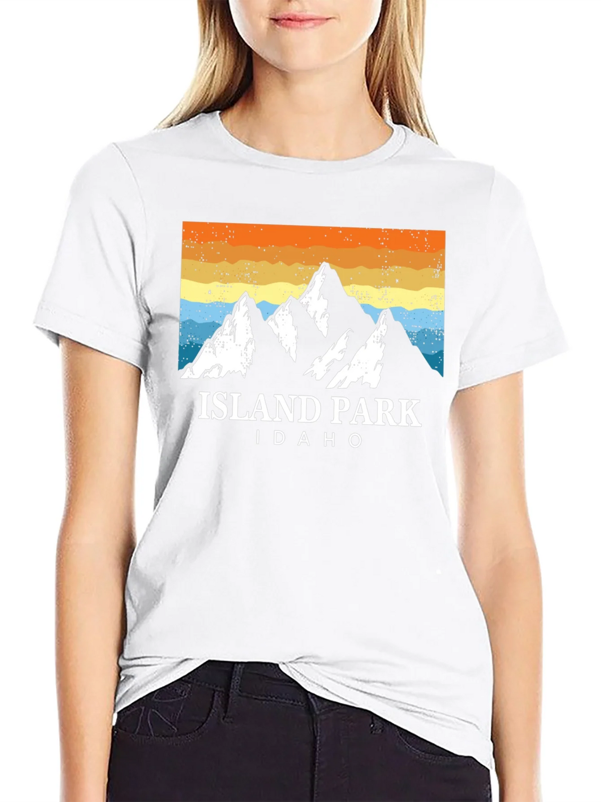 Island Park Idaho Graphic Tee - Mountainscape Design product image 4