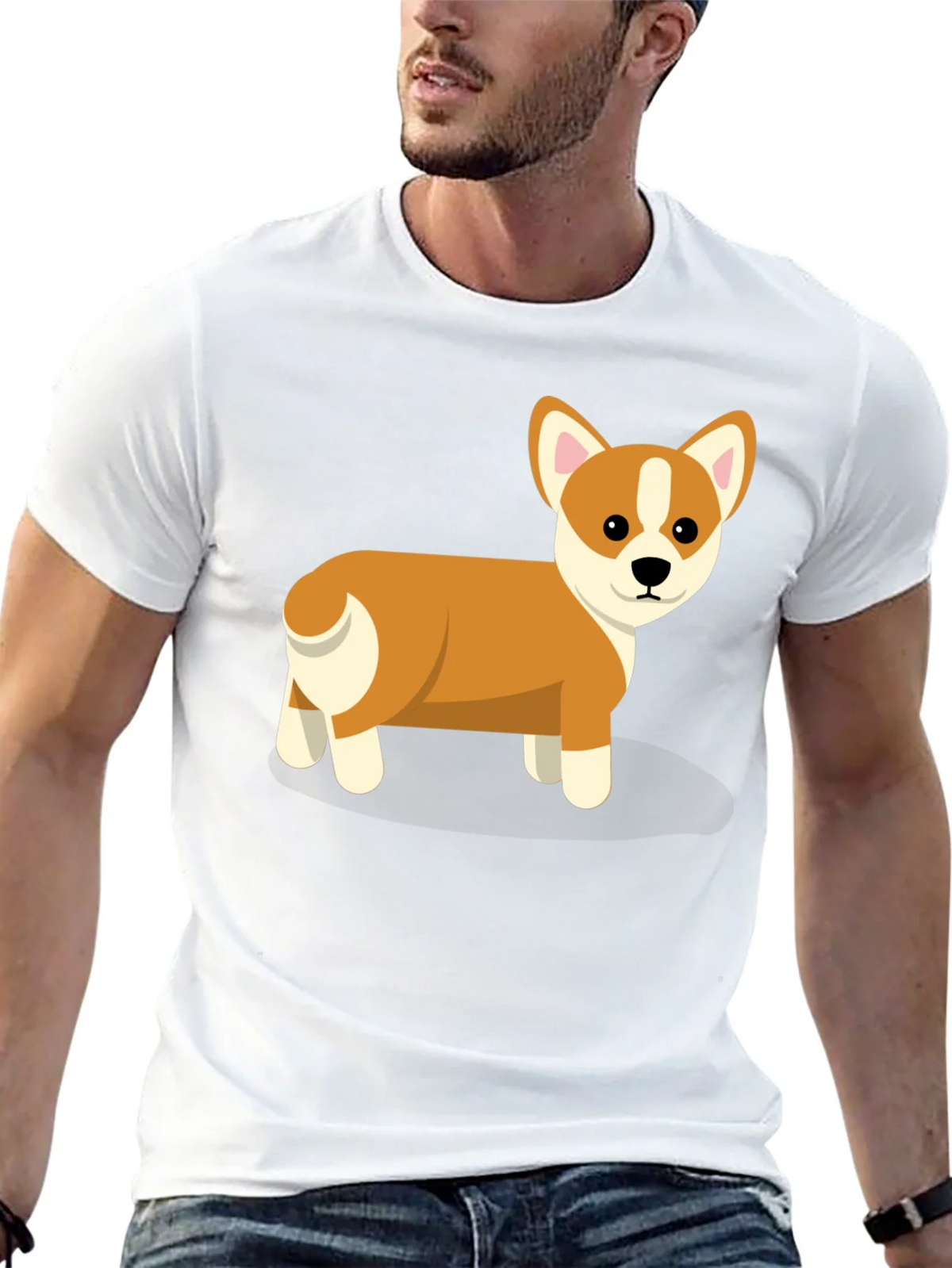 Cute Corgi Dog Graphic T-Shirt product image 12