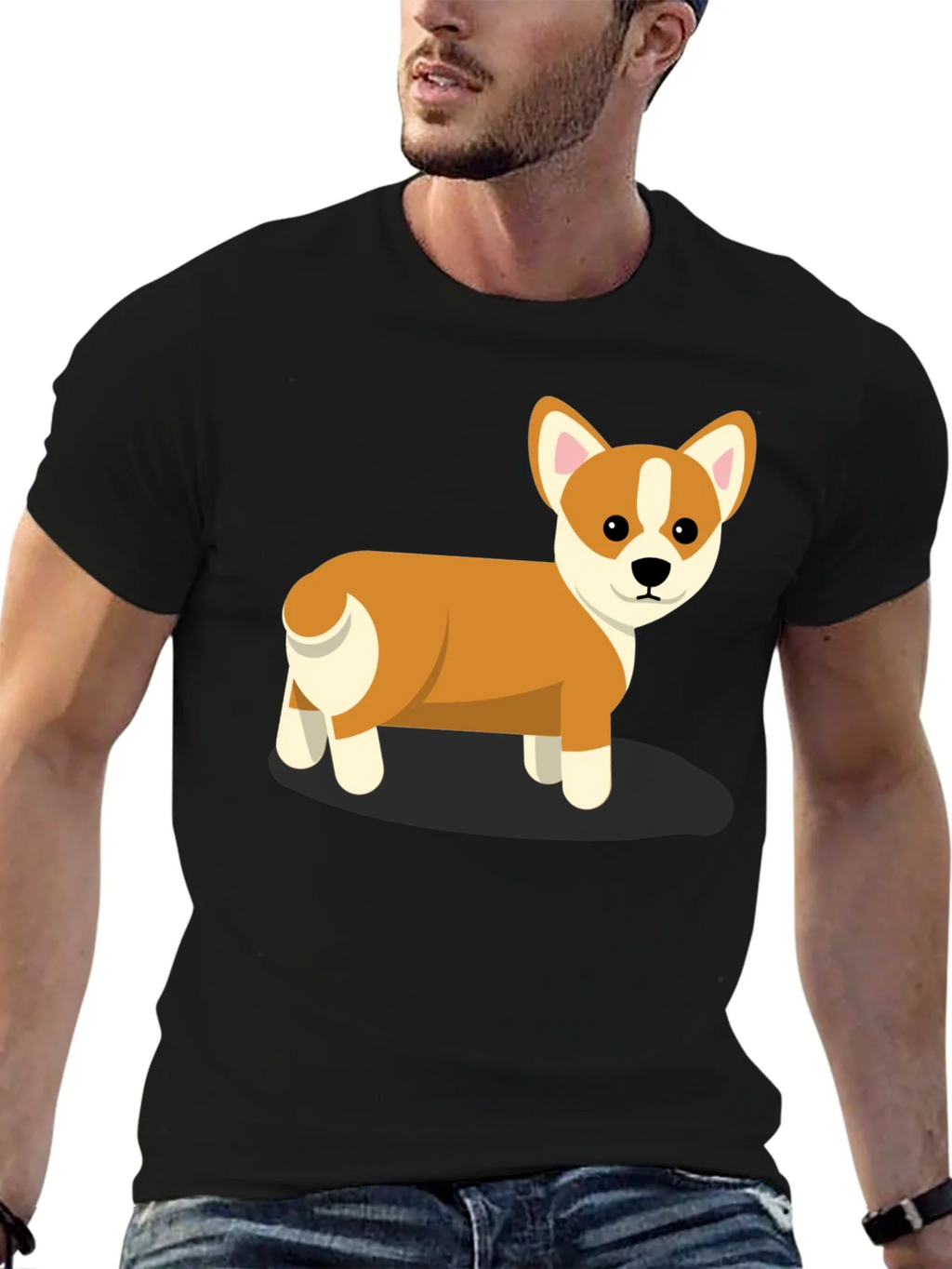Cute Corgi Dog Graphic T-Shirt product image 6