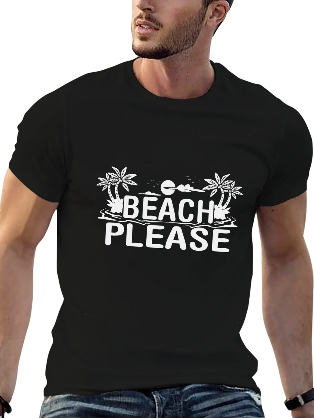 Beach Please Graphic T-Shirt - Relaxed Fit product image 6