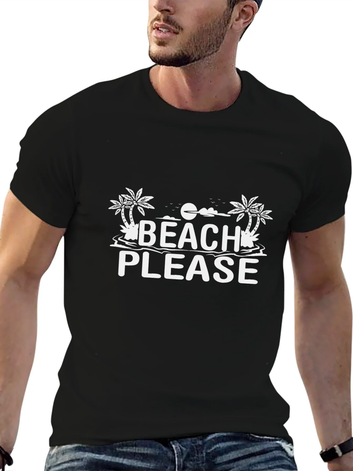 Beach Please Graphic T-Shirt - Relaxed Fit product image 6