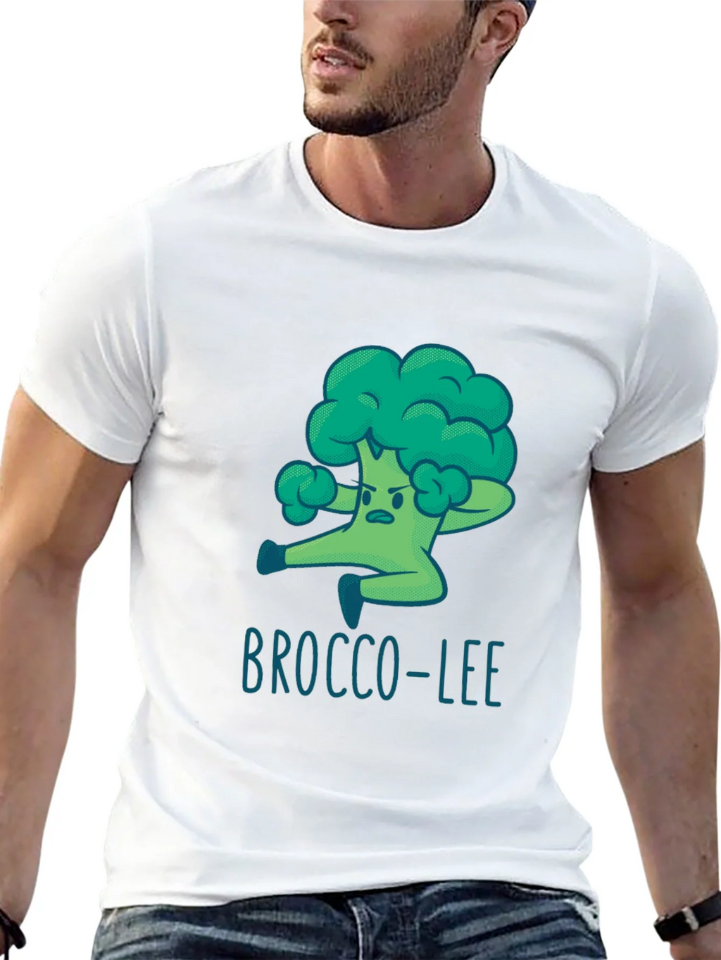Brocco-Lee T-Shirt - Funny Cartoon Broccoli Martial Arts Tee product image 11