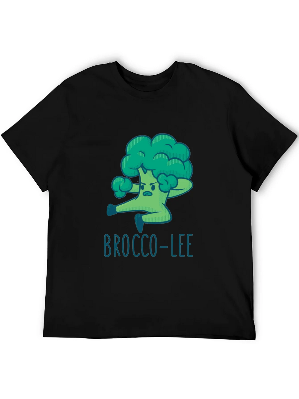 Brocco-Lee T-Shirt - Funny Cartoon Broccoli Martial Arts Tee product image 5